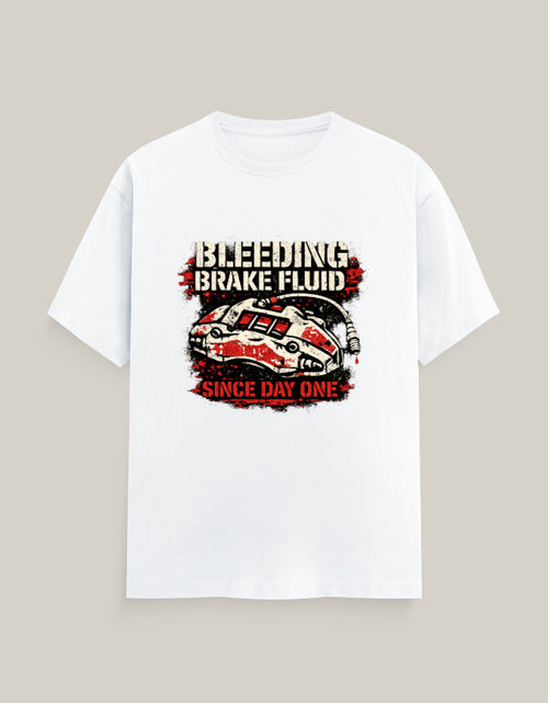Bleeding Brake Fluid Since Day One — White — Front