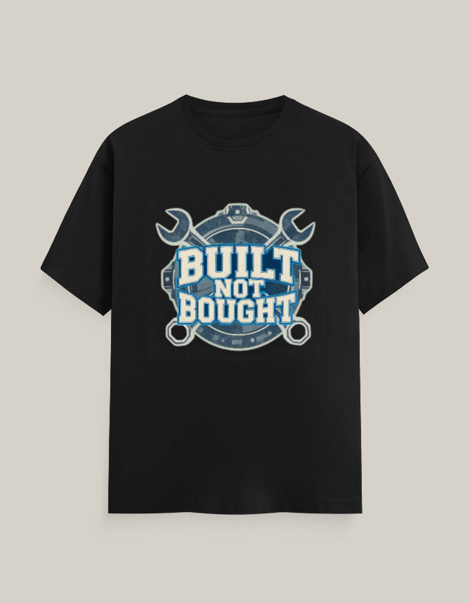 Built Not Bought — Black — Front