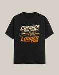 Cheaper Than Therapy, Louder Too — Black — Front