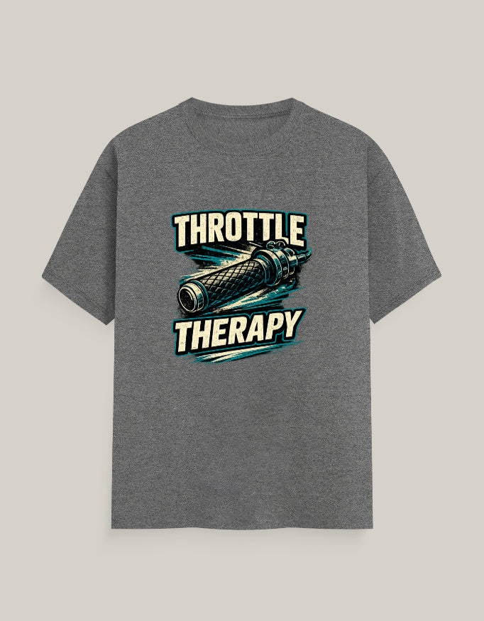Throttle Therapy — Charcoal Melange — Front